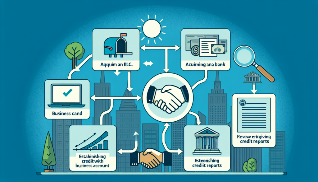 Illustration of building business credit for LLC